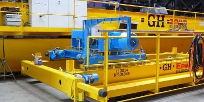 New overhead crane for waste processing company HVC