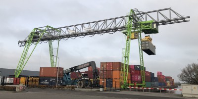 Leveren gereviseerde containerkraan voor Westerman Logistics 